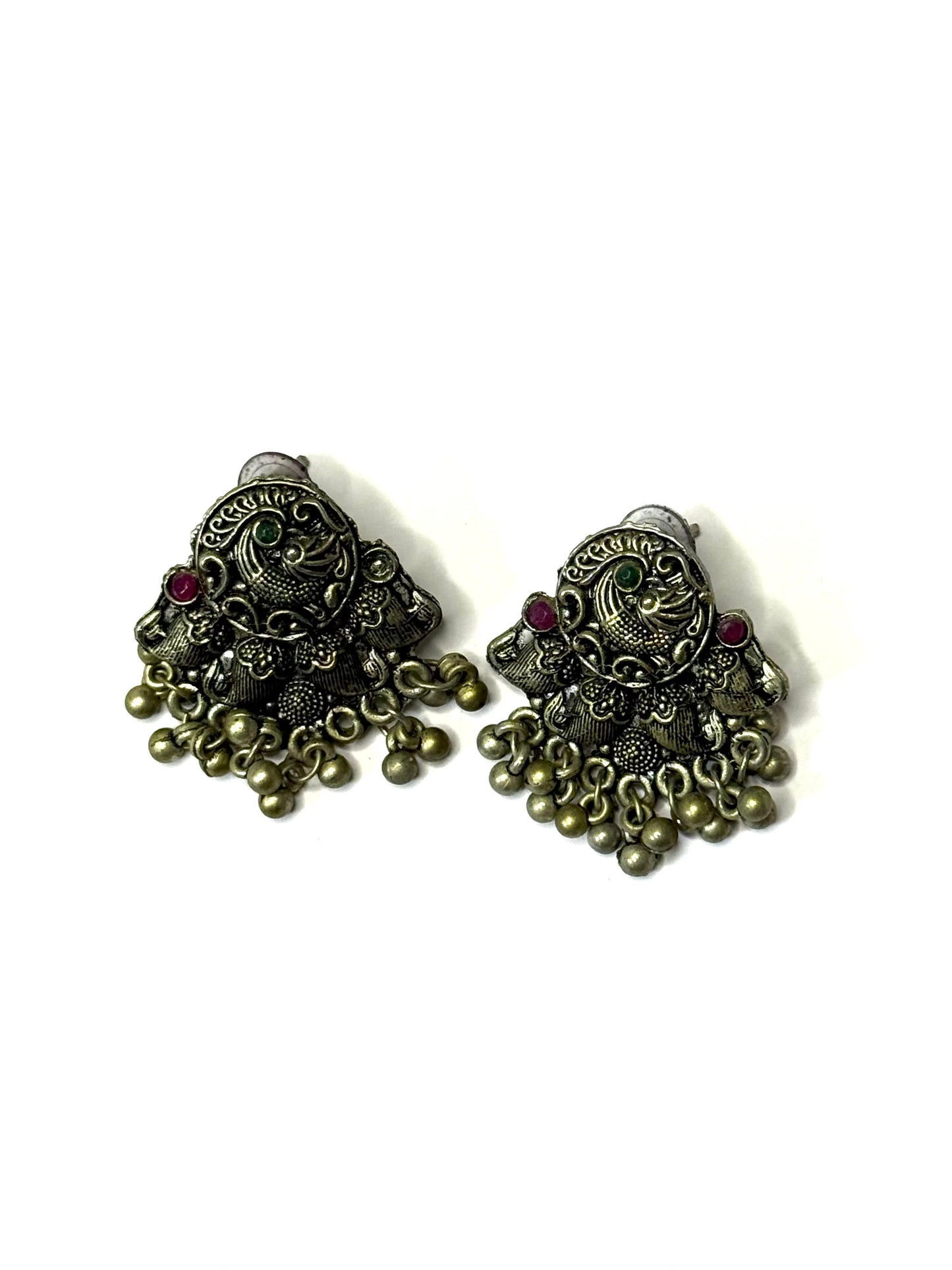 Temple Heritage Jhumka Studs