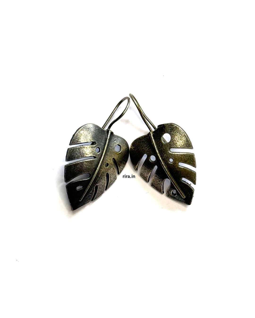 Desi leaves oxidised earrings