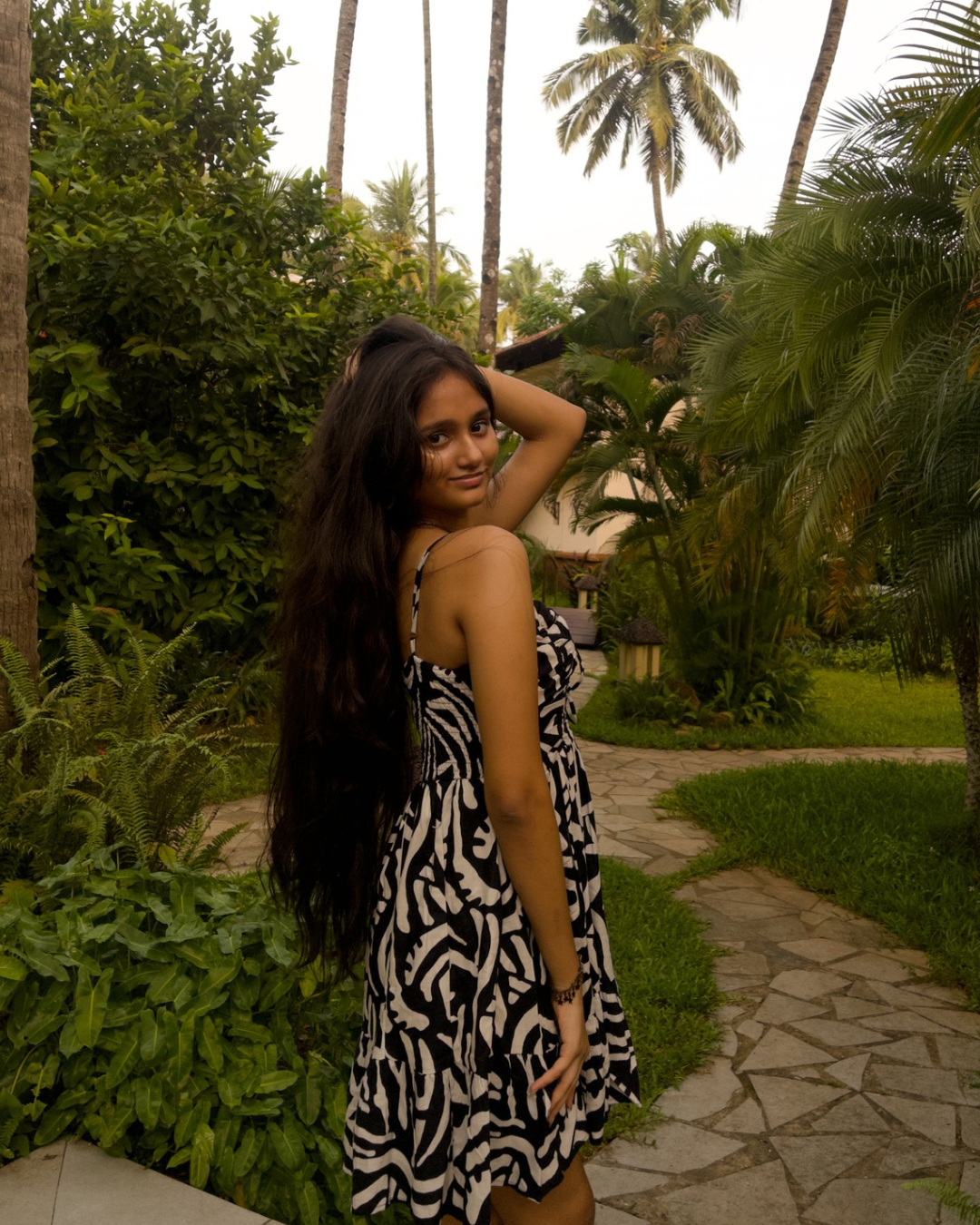 Zebra Printed Sundress