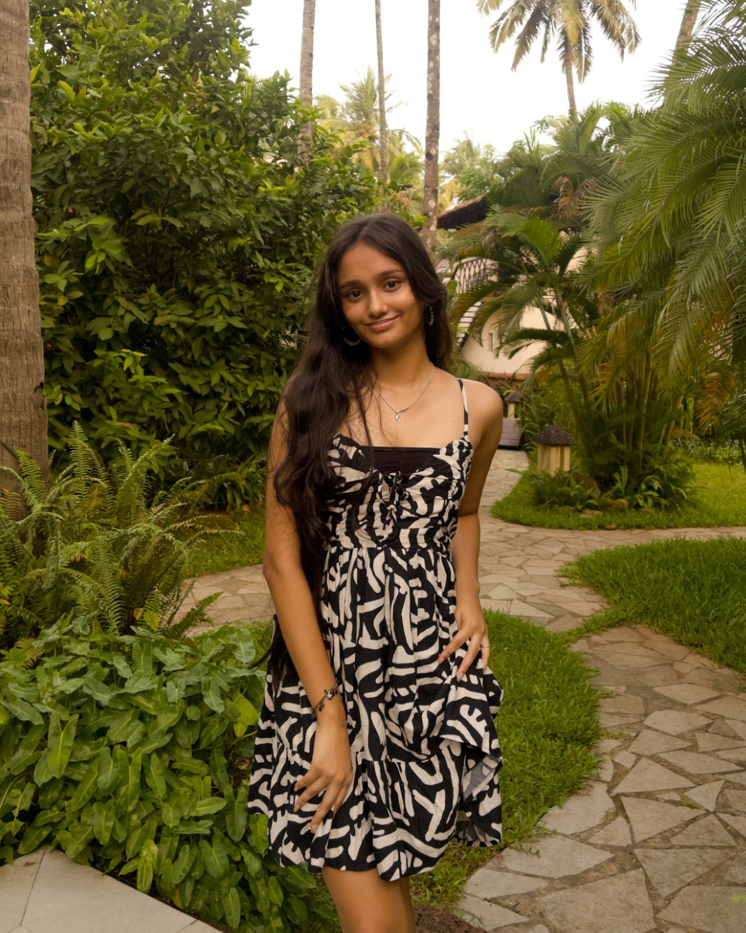 Zebra Printed Sundress