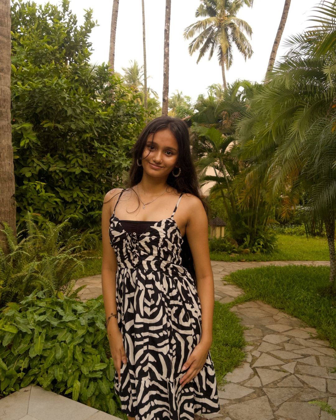 Zebra Printed Sundress